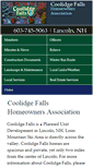 Mobile Screenshot of coolidgefalls.org